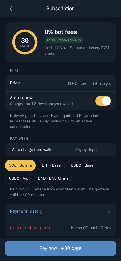 Subscription